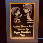 Valentine's Couple Light Frame Lamp FL2